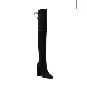 Stuart Weitzman Over The Knee City Boots 7.5/8 w/o Box